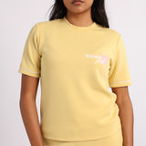 Yellow Graphic Top