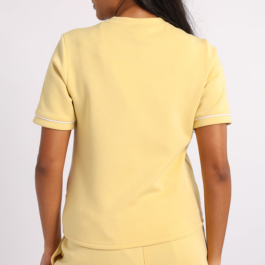 Yellow Graphic Top