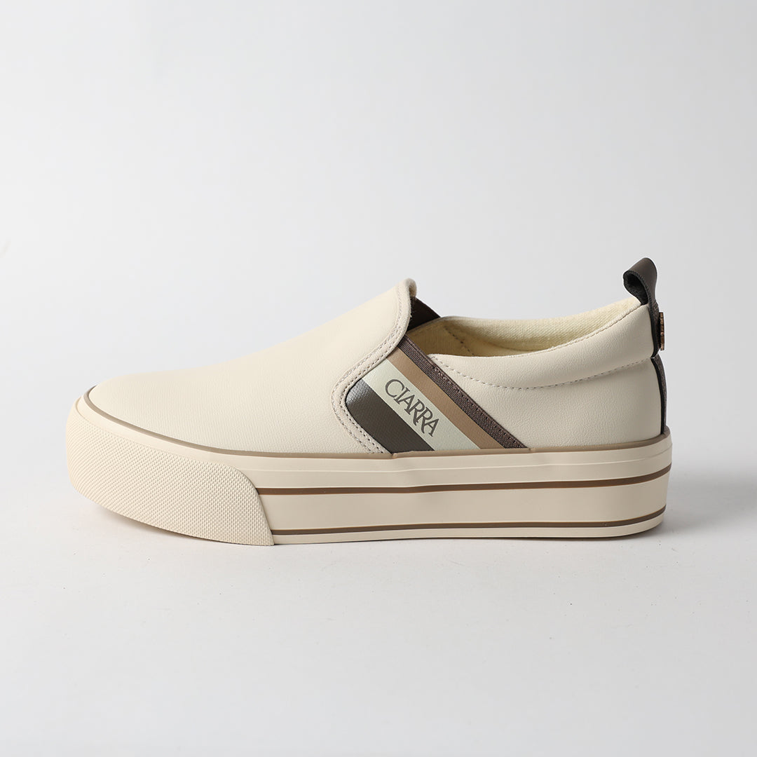 LADIES CIARRA NUDE SLIP ON SNEAKER