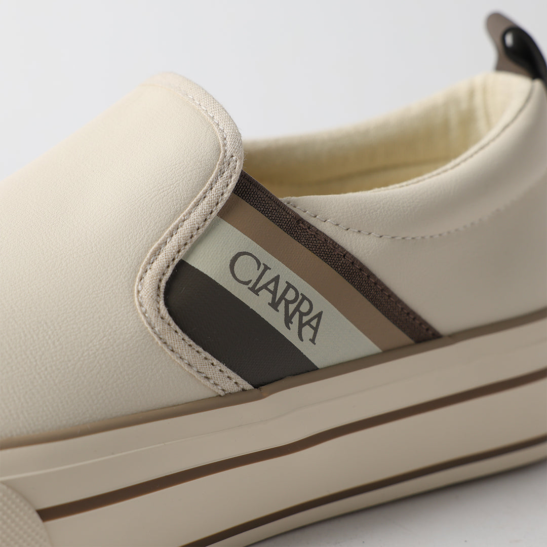LADIES CIARRA NUDE SLIP ON SNEAKER