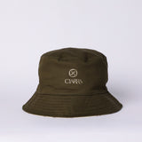 LADIES CIARRA OLIVE MONOGRAM RERVERSIBLE BUCKET HAT