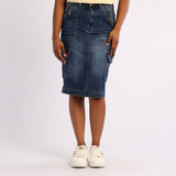 Blue Cargo Skirt