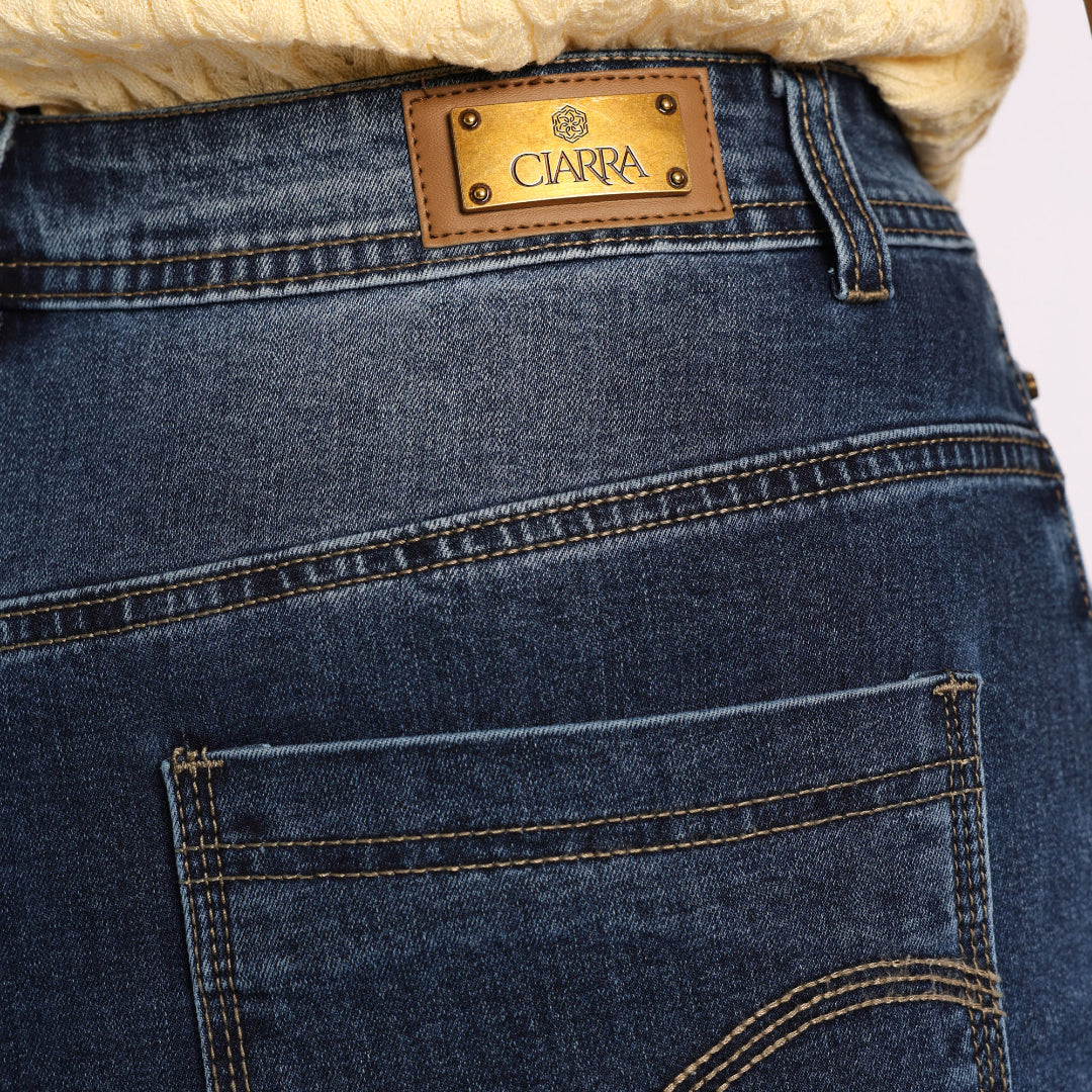 Blue Cargo Skirt