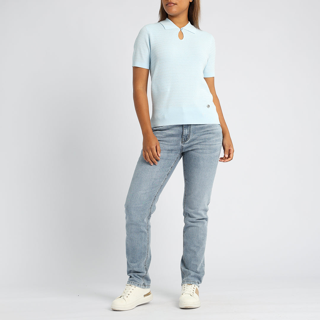 Golfer Knitted Top