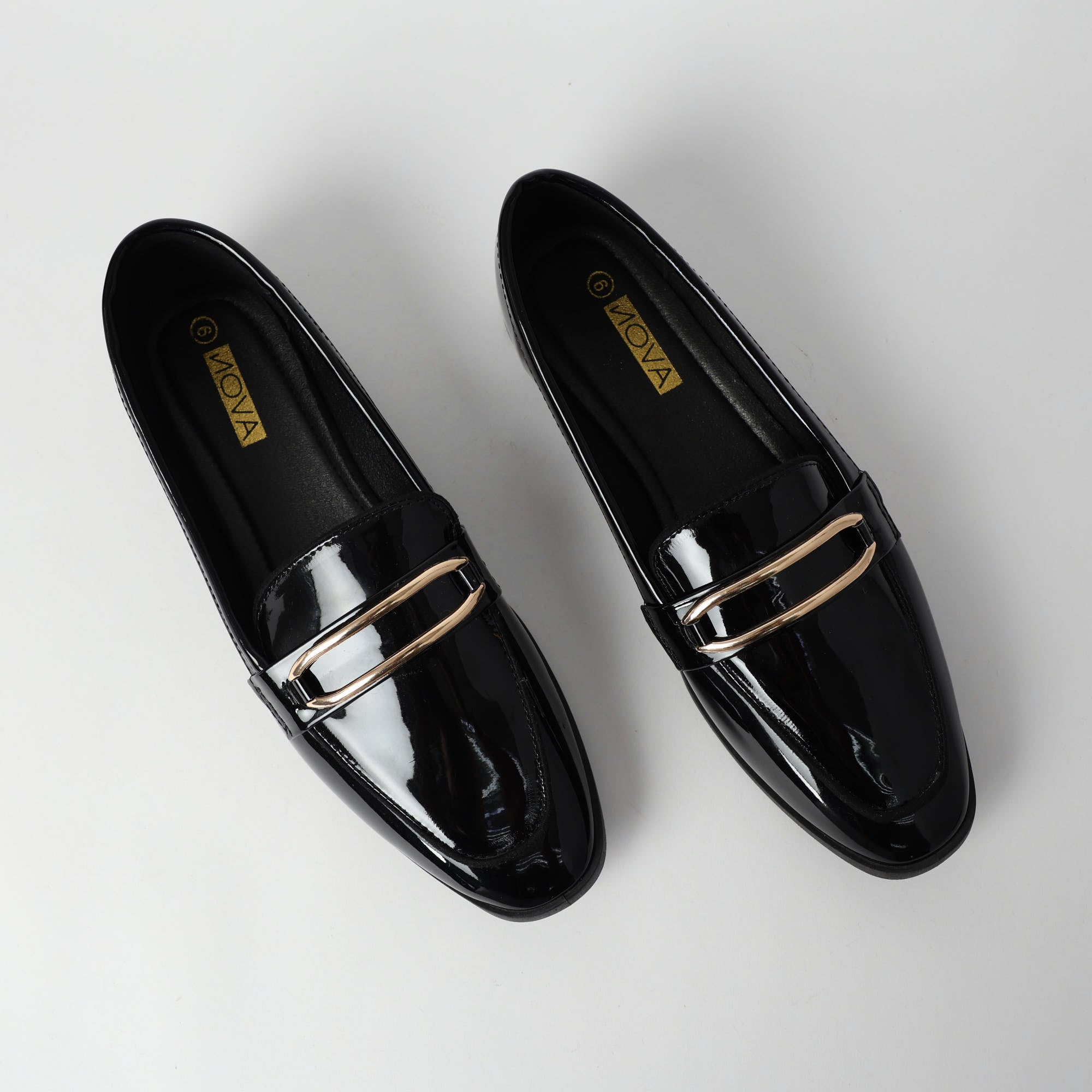 Nova Black Patent Loafer