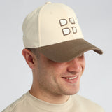 MENS BASIC SUPPLY STONE &amp; KHAKI COLOUBLOCK CAP