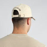 MENS BASIC SUPPLY STONE &amp; KHAKI COLOUBLOCK CAP