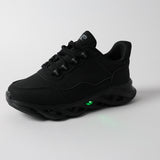 BLACK CASUAL LIGHT UP SNEAKER