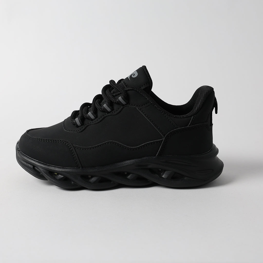 BLACK CASUAL LIGHT UP SNEAKER