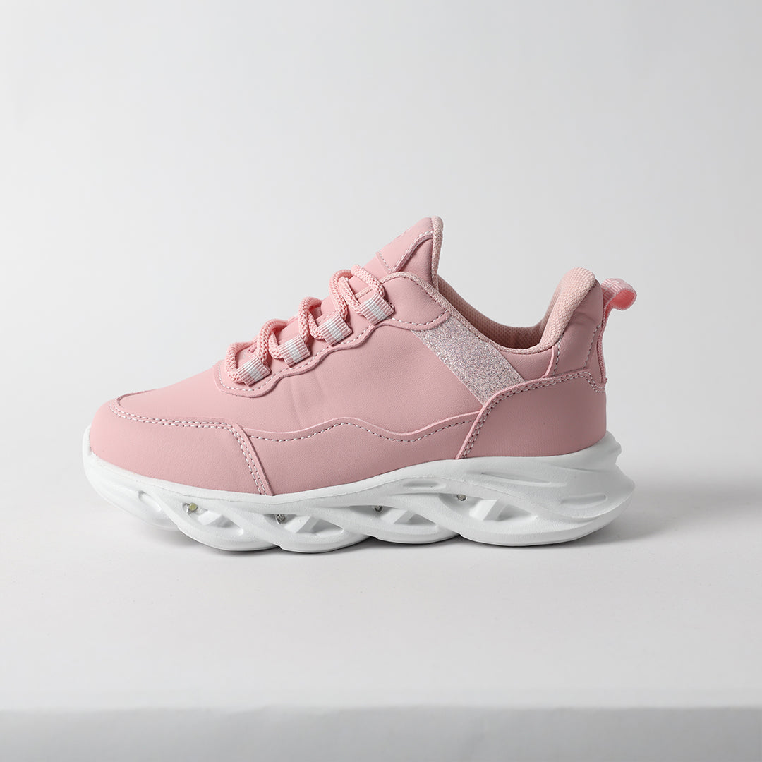 PINK CASUAL LIGHT UP SNEAKER