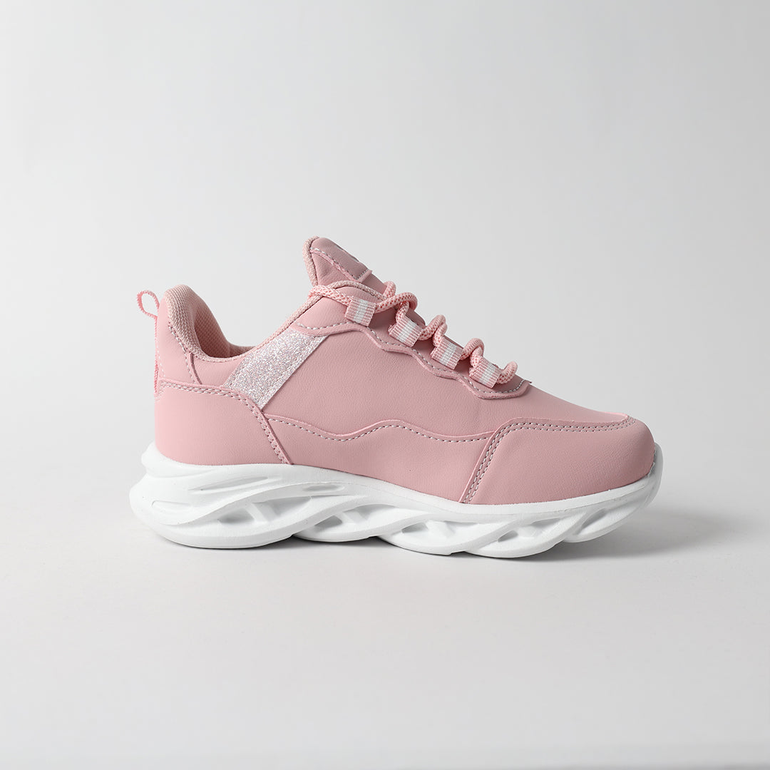 PINK CASUAL LIGHT UP SNEAKER