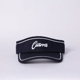 LADIES CIARRA NAVY &amp; WHITE COTTON VISOR