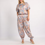 BLUE FLORAL PANTS