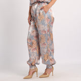 BLUE FLORAL PANTS