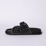 LADIES NOVA BLACK DIAMANTE PLATFORM BIRK