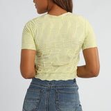 Green Crop Top