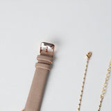Pu Watch With Necklace