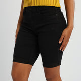 Black Denim Shorts