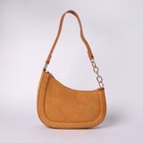TAN LEATHER HANDBAG (LINED INNER)