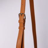 TAN LEATHER HANDBAG (LINED INNER)