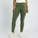 GREEN STRECH CARGO PANT