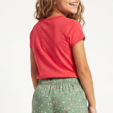 PINK PRINTED TOP