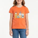 Girls Orange Tee