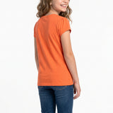 Girls Orange Tee