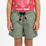 SAGE PRINTED SHORTS