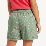 SAGE PRINTED SHORTS