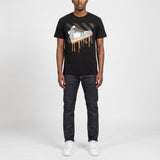 Black Printed Tee