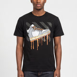 Black Printed Tee