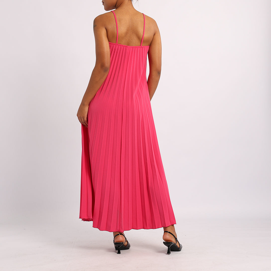 Cerise Strappy Dress