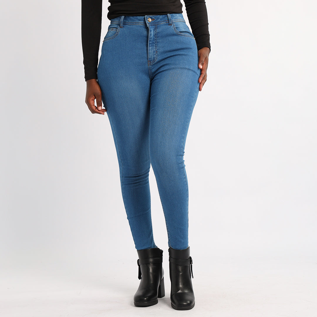 LADIES ALORA INDIGO DENIM SKINNY JEAN
