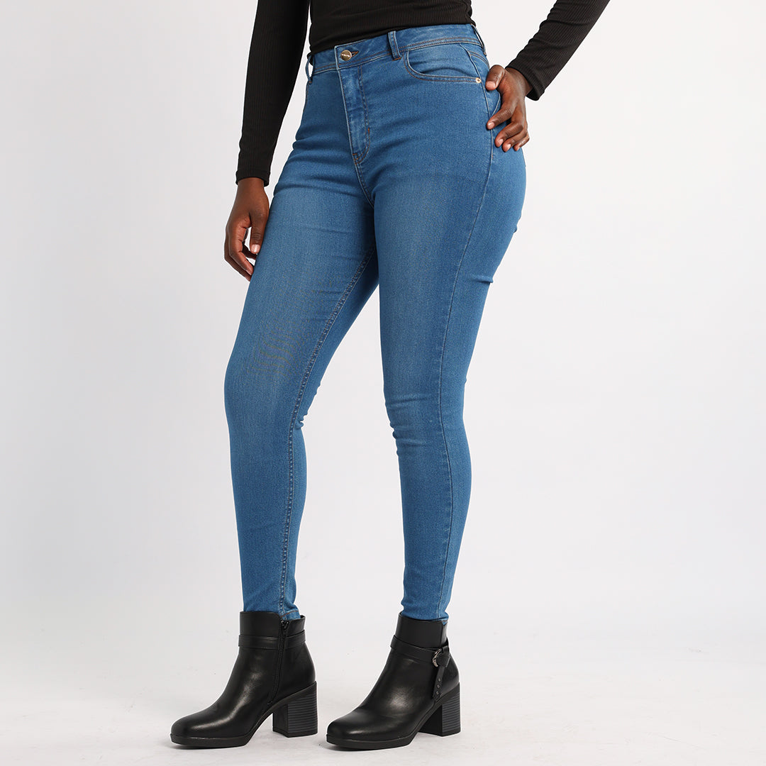 LADIES ALORA INDIGO DENIM SKINNY JEAN