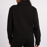 LADIES BLK KNITSWEATER
