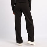 LADIES BLK WIDE PANTS