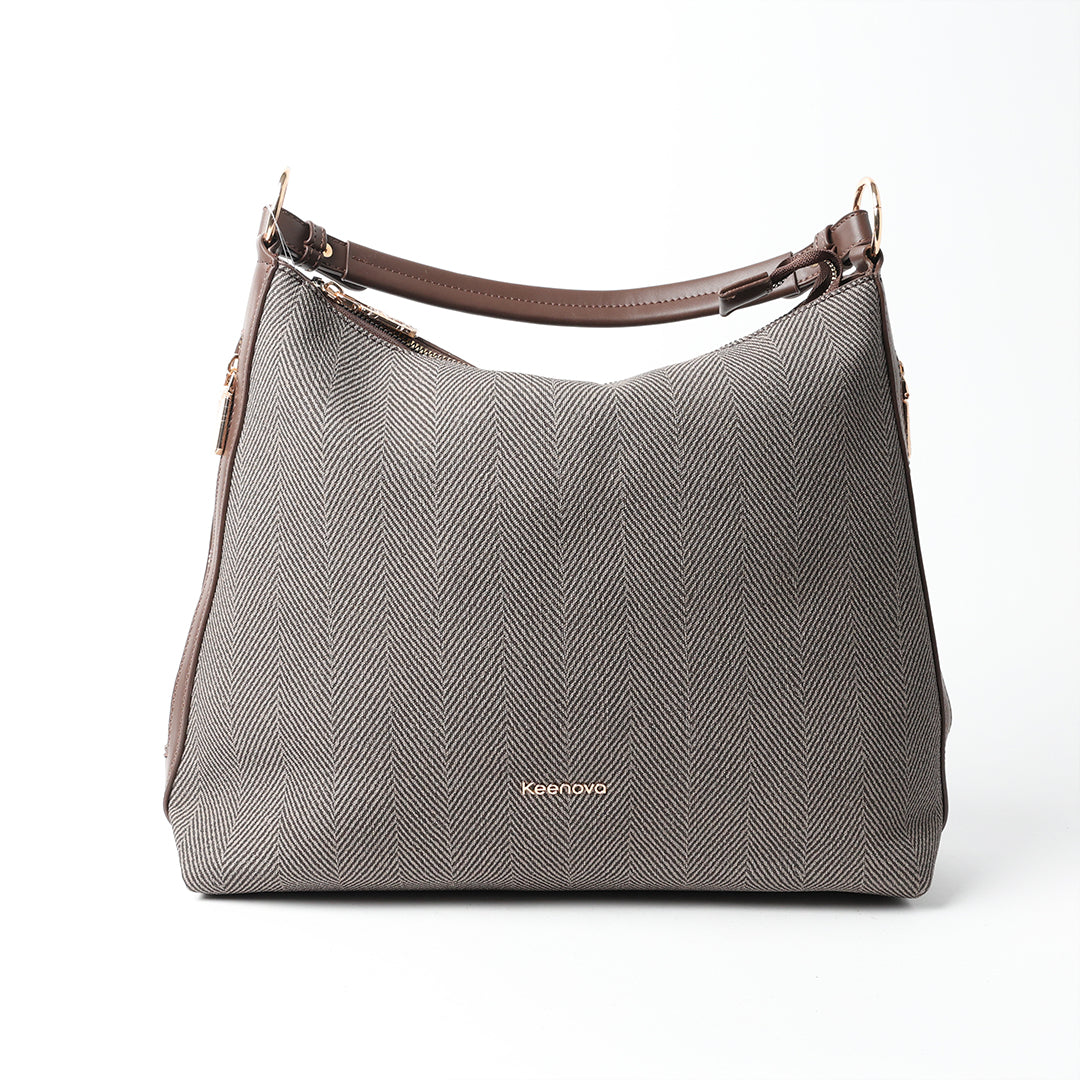 GREY HANDBAG