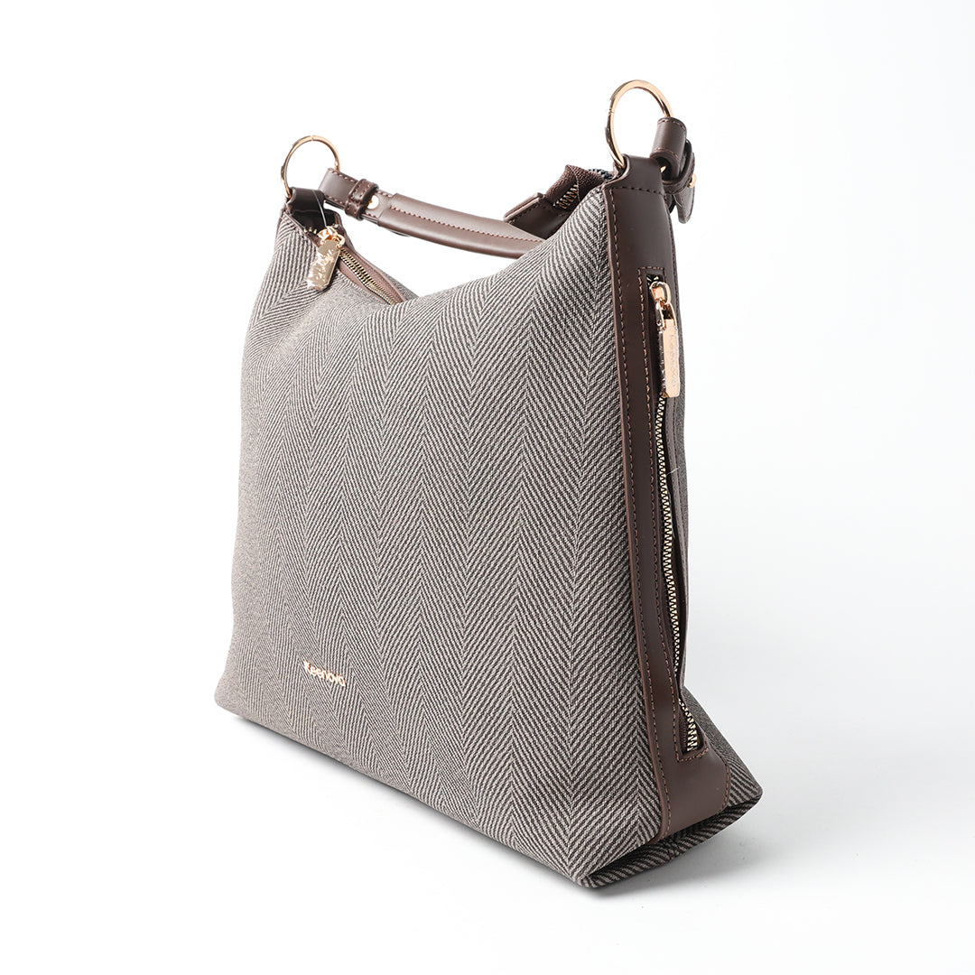 GREY HANDBAG