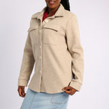 LADIES STONE SHACKET