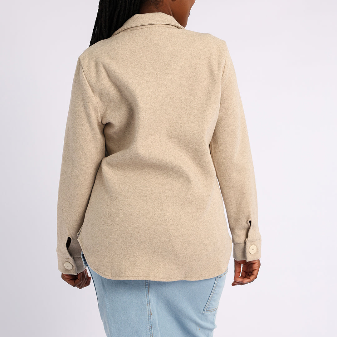 LADIES STONE SHACKET