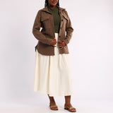 LADIES MOCCA SHACKET