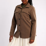 LADIES MOCCA SHACKET