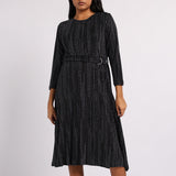 LADIES BLACK/SILVER DRESS