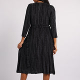 LADIES BLACK/SILVER DRESS