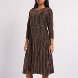 LADIES BLACK/GOLD DRESS