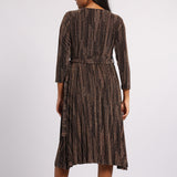 LADIES BLACK/GOLD DRESS