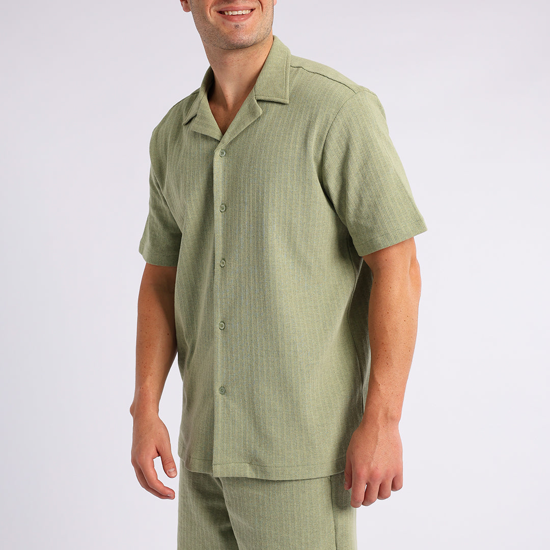 Mens Textured Shirt
