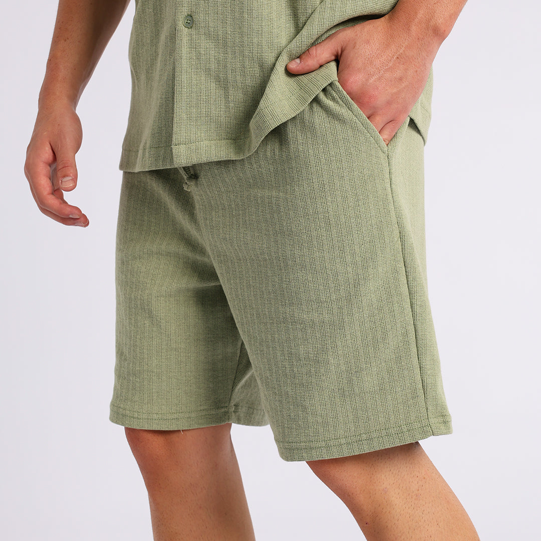 Mens Textured Shorts