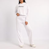 WHITE LONG SLEEVE SWEATER